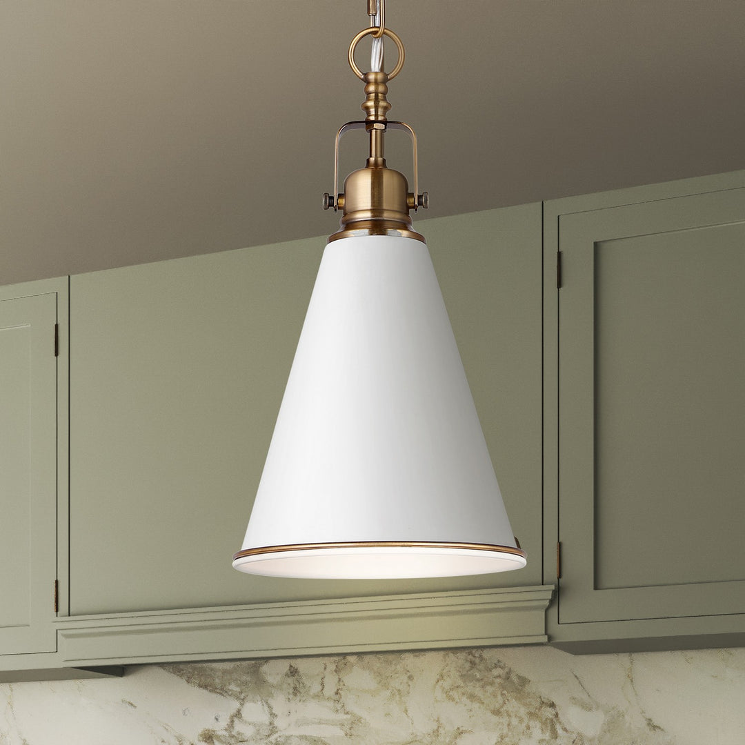 Canarm Canada - IPL2195B01WHG - One Light Pendant - Ollie - Gold
