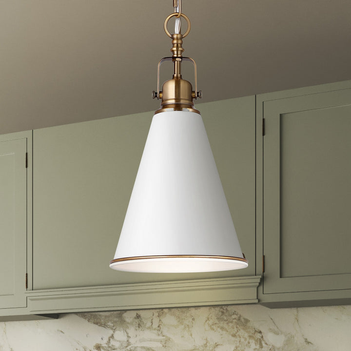 Canarm Canada - IPL2195B01WHG - One Light Pendant - Ollie - Gold