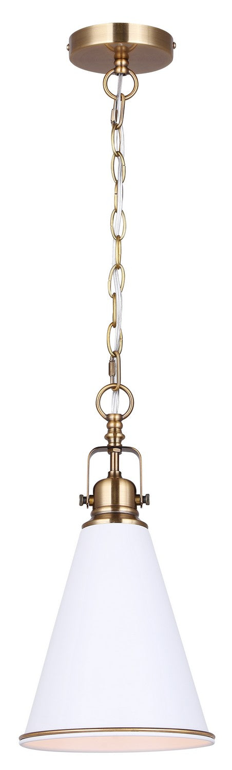 Canarm Canada - IPL2195B01WHG - One Light Pendant - Ollie - Gold