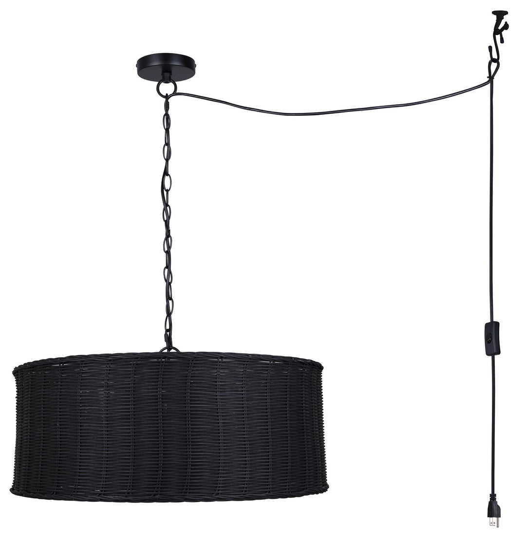 Canarm Canada - ICH2177B05BK23 - Five Light Chandelier - Granna - Black