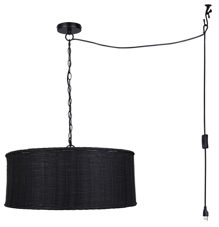 Canarm Canada - ICH2177B05BK23 - Five Light Chandelier - Granna - Black