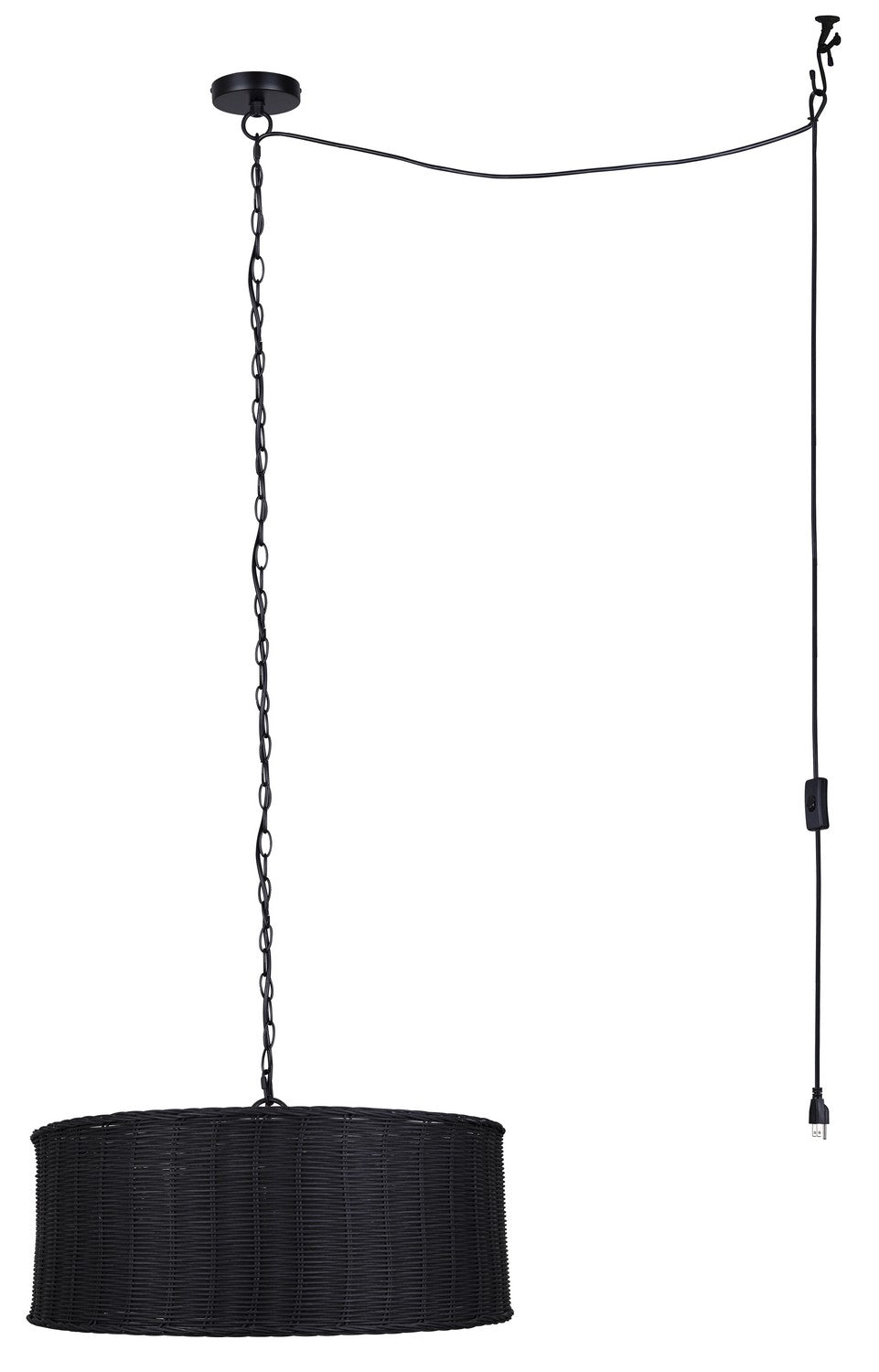 Canarm Canada - ICH2177B05BK23 - Five Light Chandelier - Granna - Black