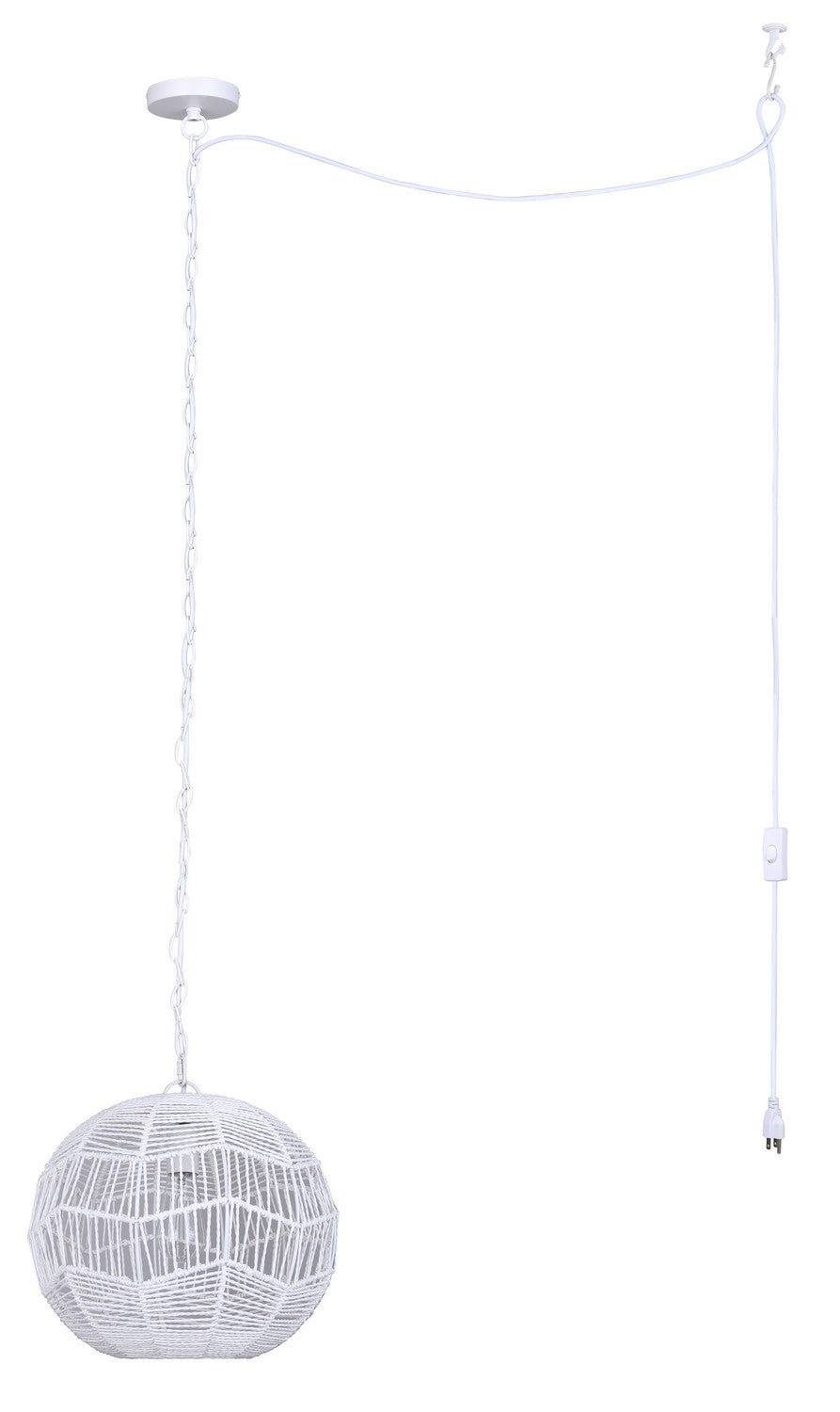 Canarm Canada - IPL1197A01WH - One Light Pendant - Valence - White
