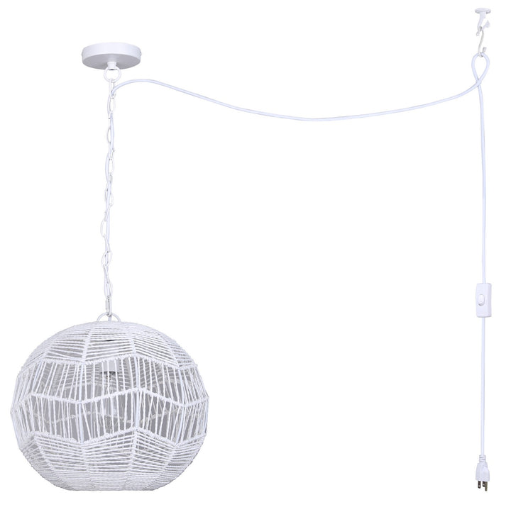 Canarm Canada - IPL1197A01WH - One Light Pendant - Valence - White