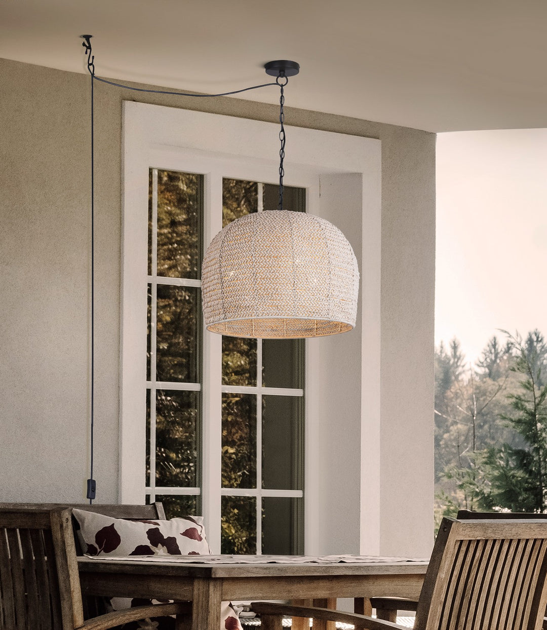 Canarm Canada - IPL2179B03NA - Three Light Pendant - Kutna - Natural