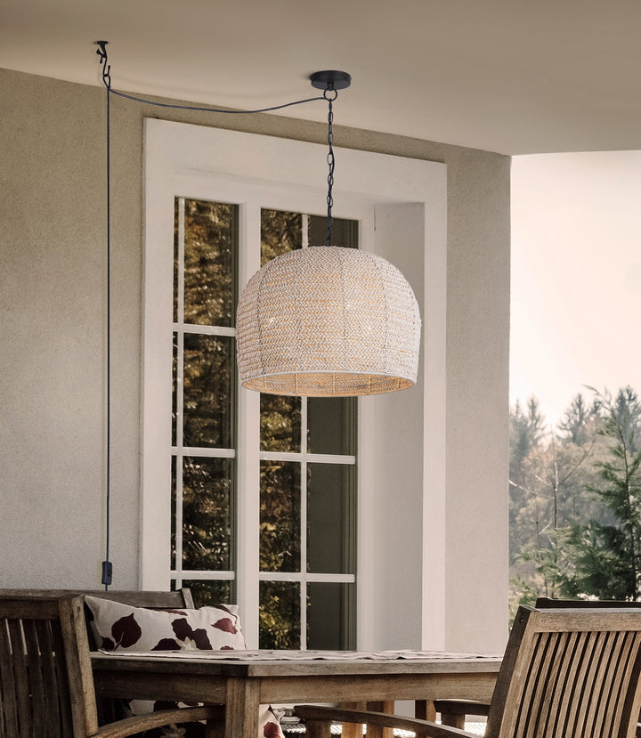 Canarm Canada - IPL2179B03NA - Three Light Pendant - Kutna - Natural