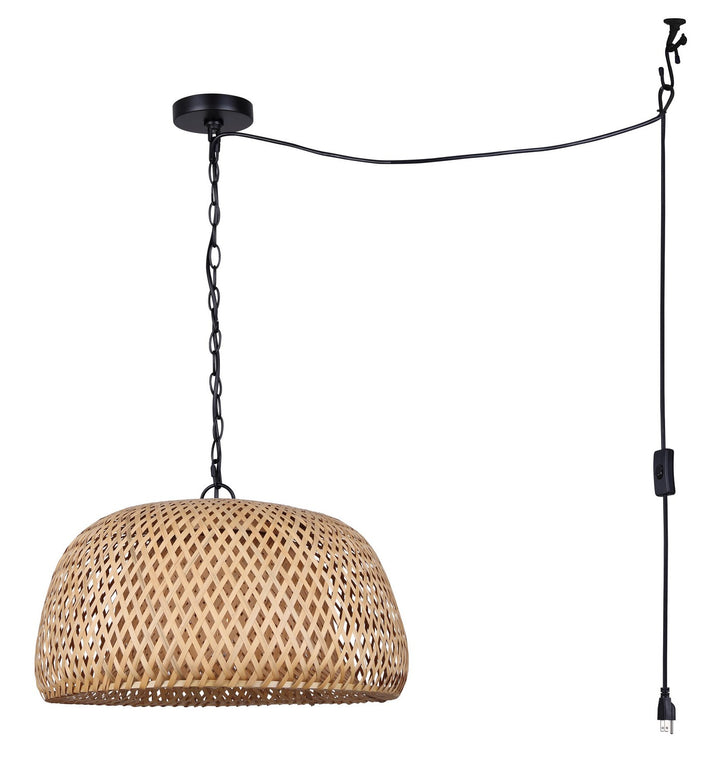 Canarm Canada - IPL2109B01BK - One Light Pendant - Hanoi - Black
