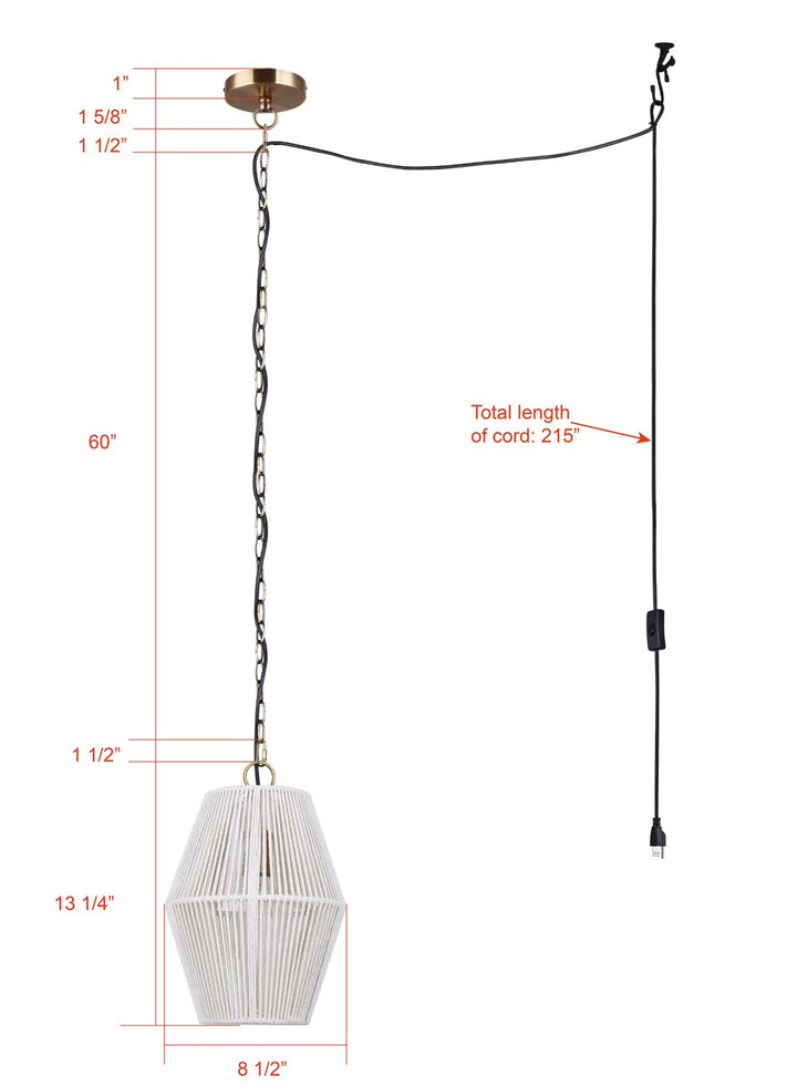 Canarm Canada - IPL2111B01GD - One Light Pendant - Klima - Gold