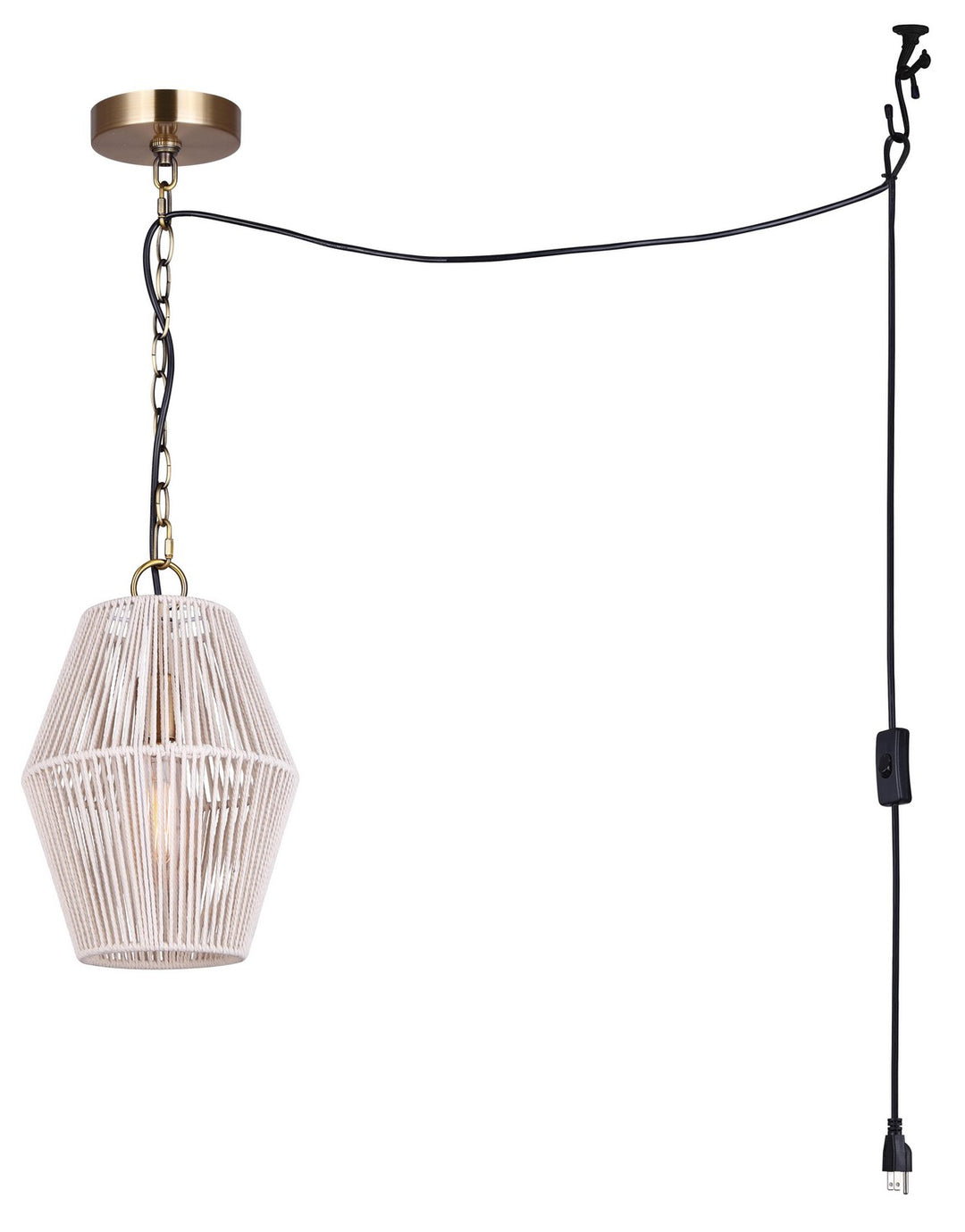 Klima One Light Pendant in Gold - available from The Lighting Shoppe, trusted by Canadian homeowners