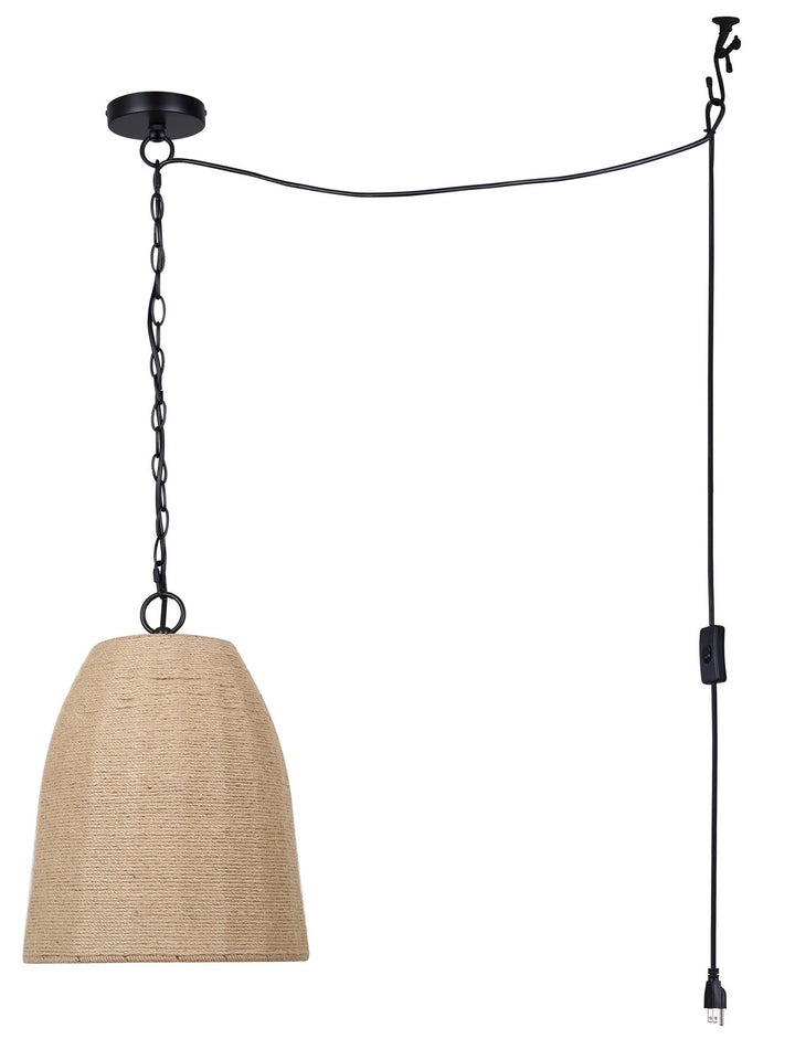 Canarm Canada - IPL2113B01BKR - One Light Pendant - Malmo - Matte Black