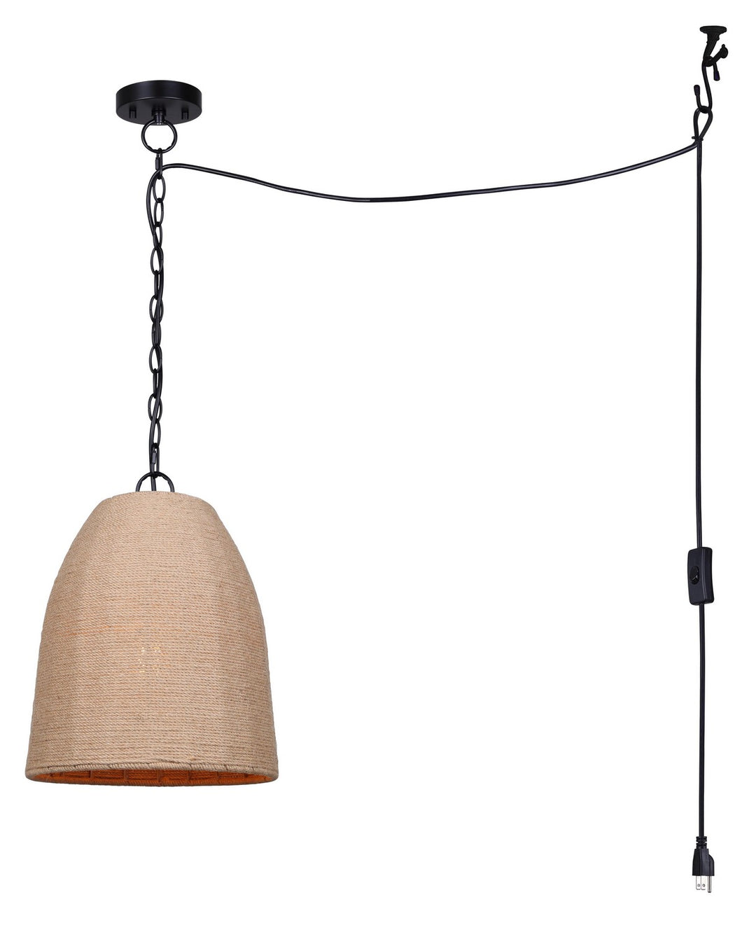 Malmo One Light Pendant in Matte Black - available from The Lighting Shoppe, trusted by Canadian homeowners