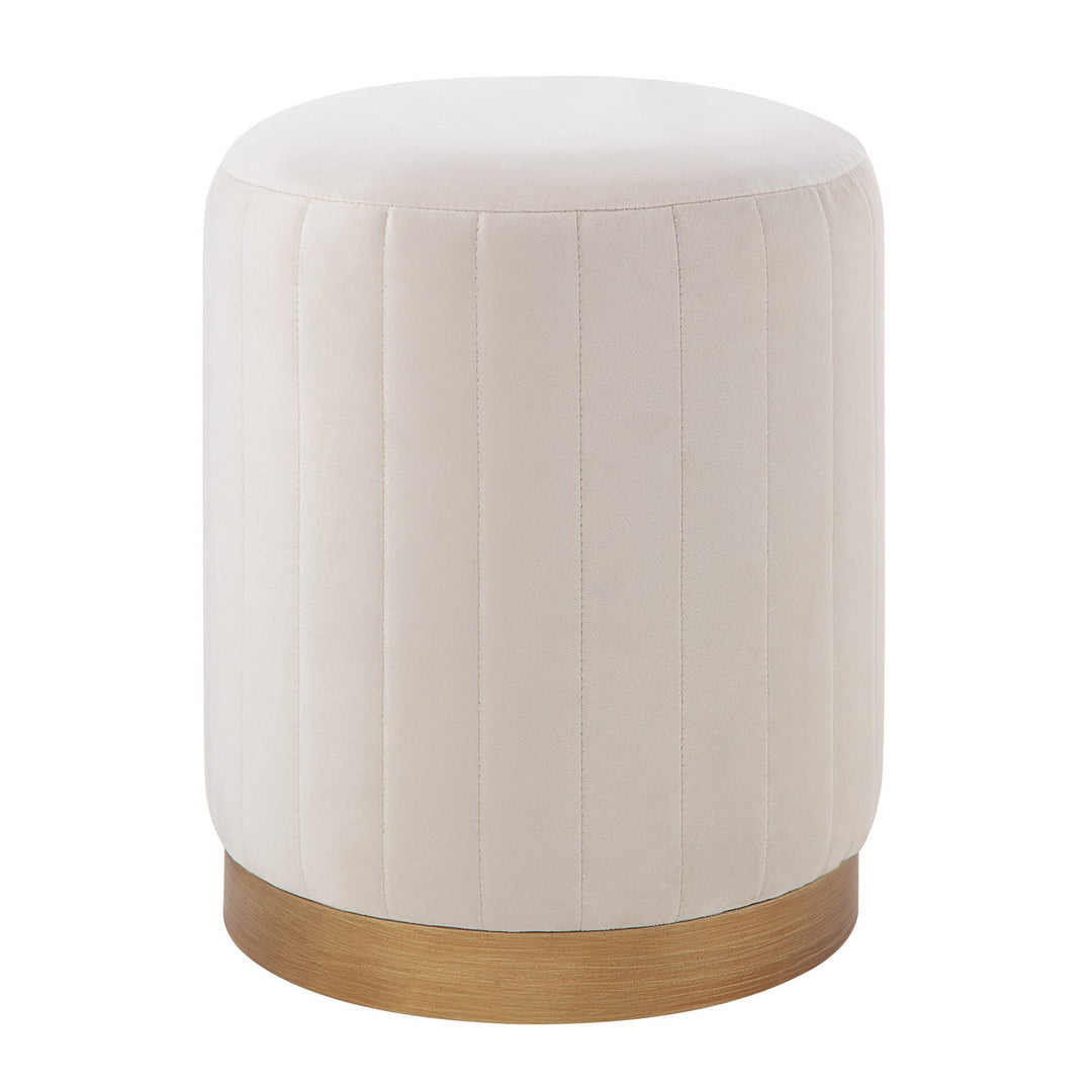 Baylor Ottoman in Off-White - available from The Lighting Shoppe, trusted by Canadian homeowners