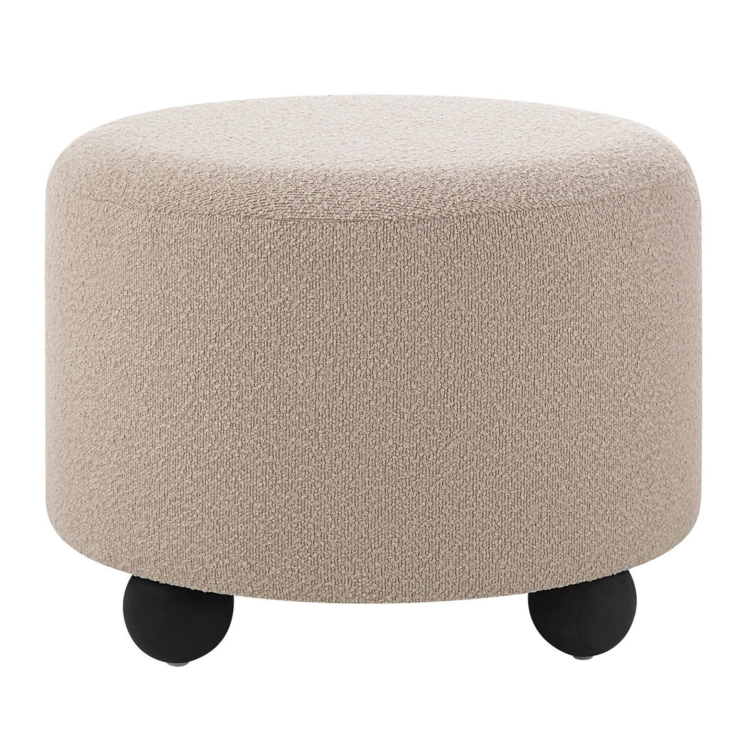 Claude Ottoman in Taupe - available from The Lighting Shoppe, trusted by Canadian homeowners