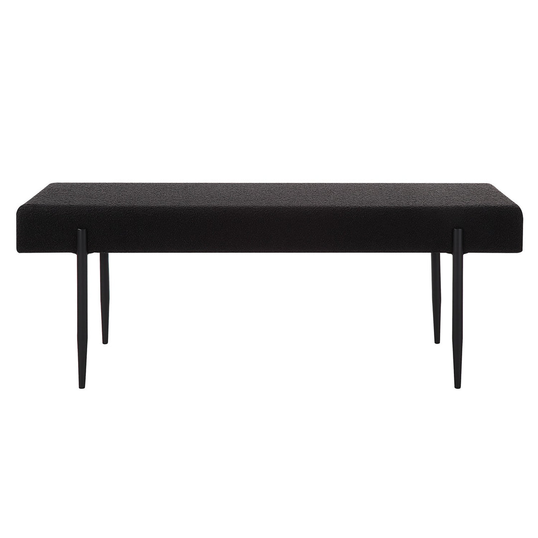 Lowe Bench in Black - available from The Lighting Shoppe, trusted by Canadian homeowners
