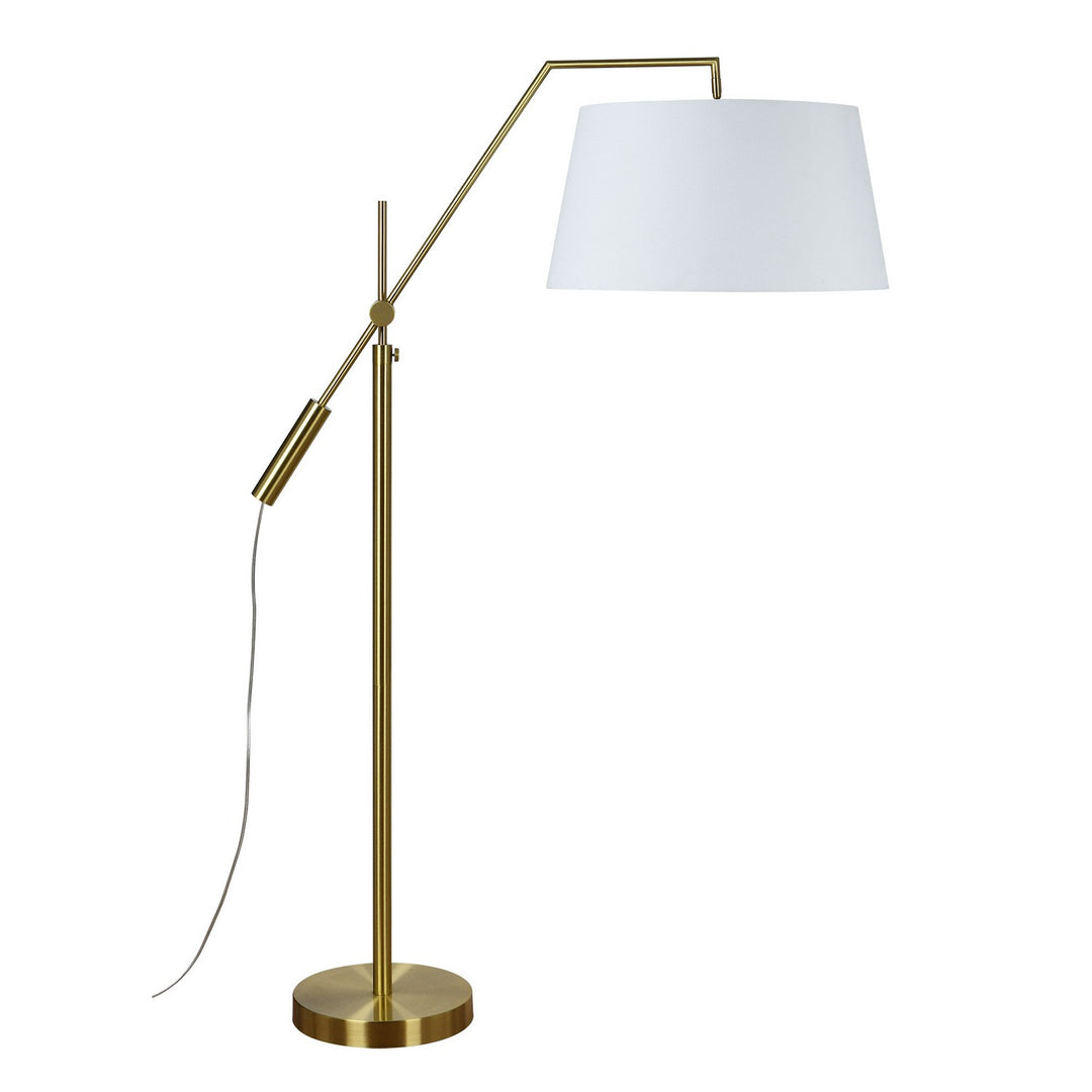Renwil Canada - LPF3148 - LED Floor Lamp - Claire - Satin Brass