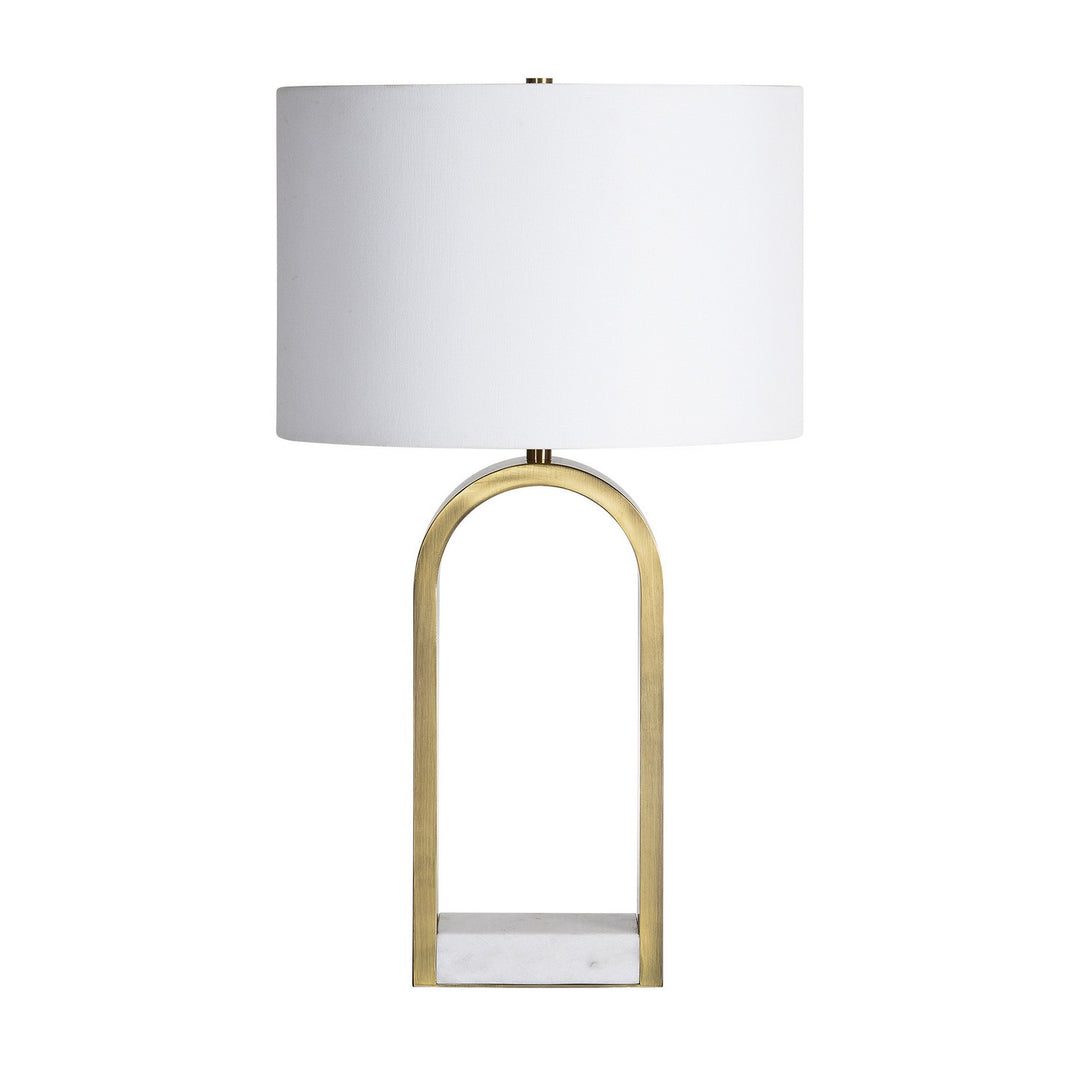 Joline LED Table Lamp in Antique Brass - available from The Lighting Shoppe, trusted by Canadian homeowners