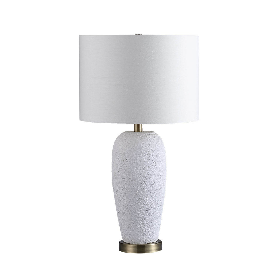 Nissa LED Table Lamp in White - available from The Lighting Shoppe, trusted by Canadian homeowners