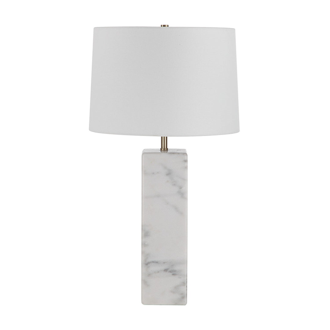 Nyon LED Table Lamp in Honed White - available from The Lighting Shoppe, trusted by Canadian homeowners