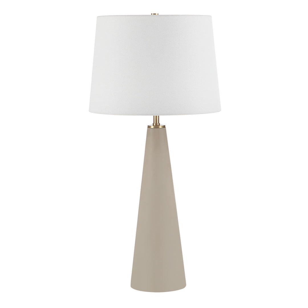 Tillburg LED Table Lamp in Matte Beige - available from The Lighting Shoppe, trusted by Canadian homeowners