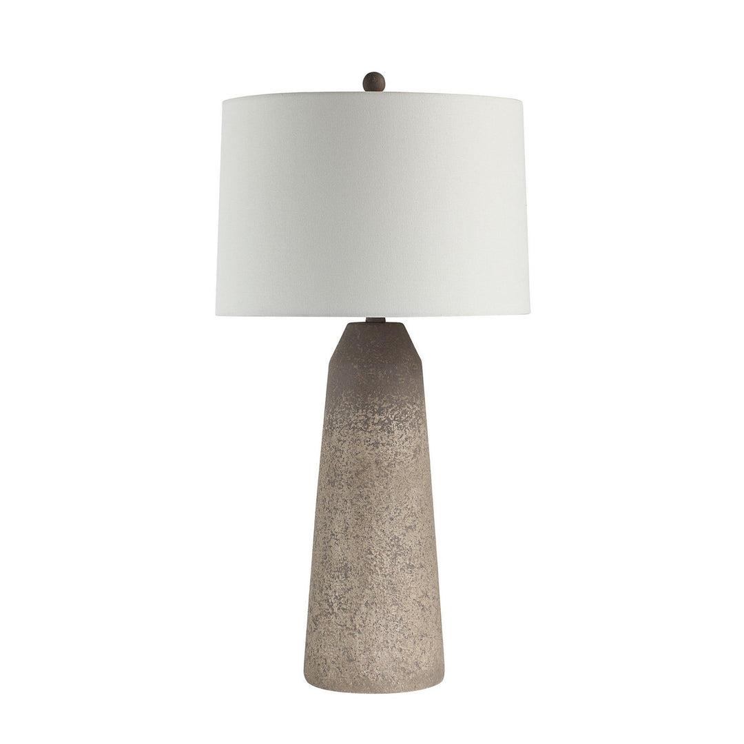 Limon One Light Table Lamp in Textured Beige - available from The Lighting Shoppe, trusted by Canadian homeowners