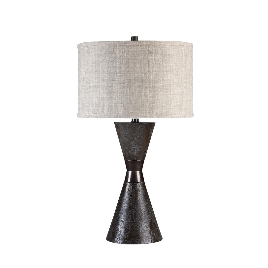 Vyara One Light Table Lamp in Dark Brown - available from The Lighting Shoppe, trusted by Canadian homeowners