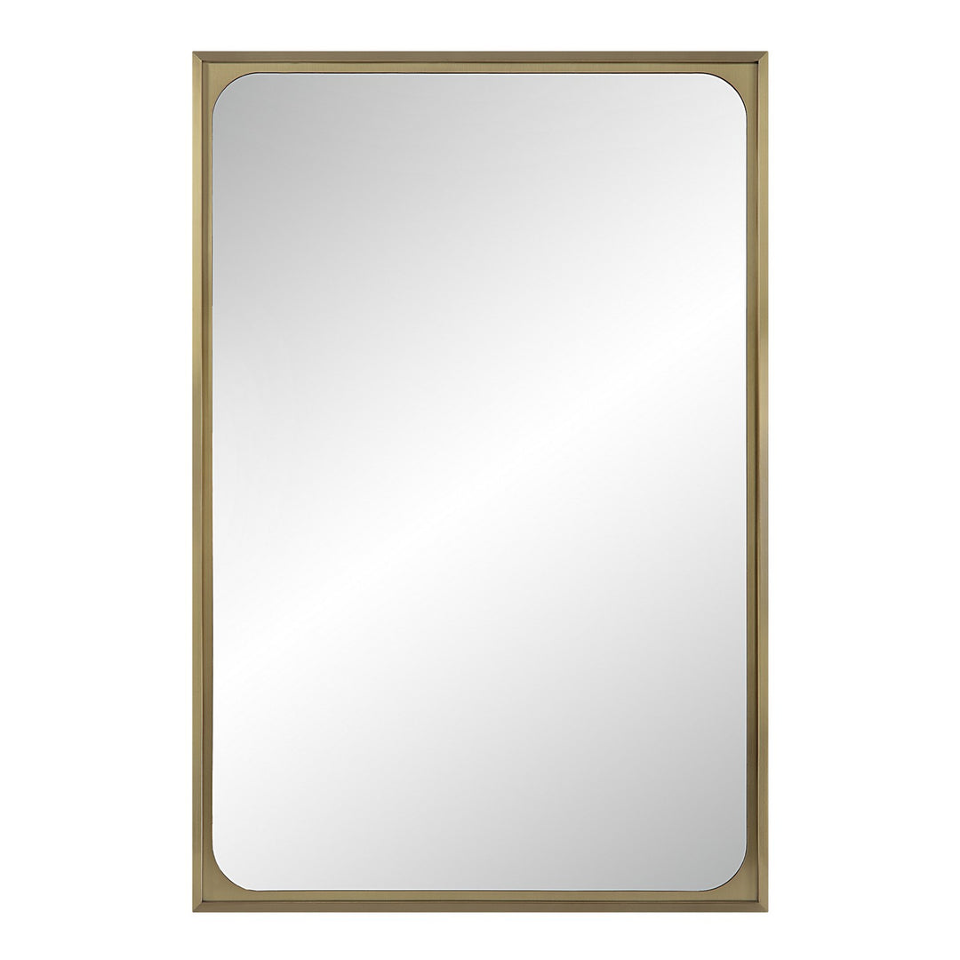 Sati Mirror in Burnished Brass - available from The Lighting Shoppe, trusted by Canadian homeowners