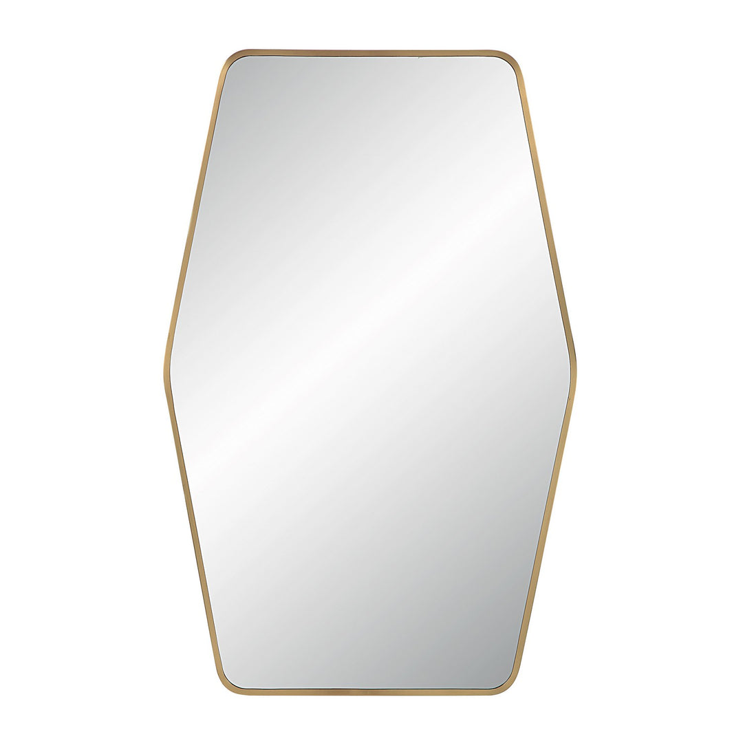 Mocha Mirror in Satin Brass - available from The Lighting Shoppe, trusted by Canadian homeowners