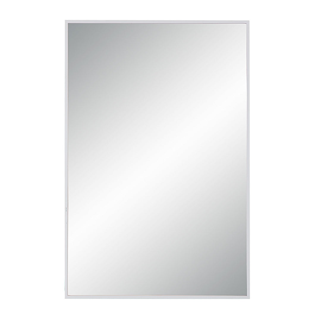 Orchid Mirror in Matte White - available from The Lighting Shoppe, trusted by Canadian homeowners