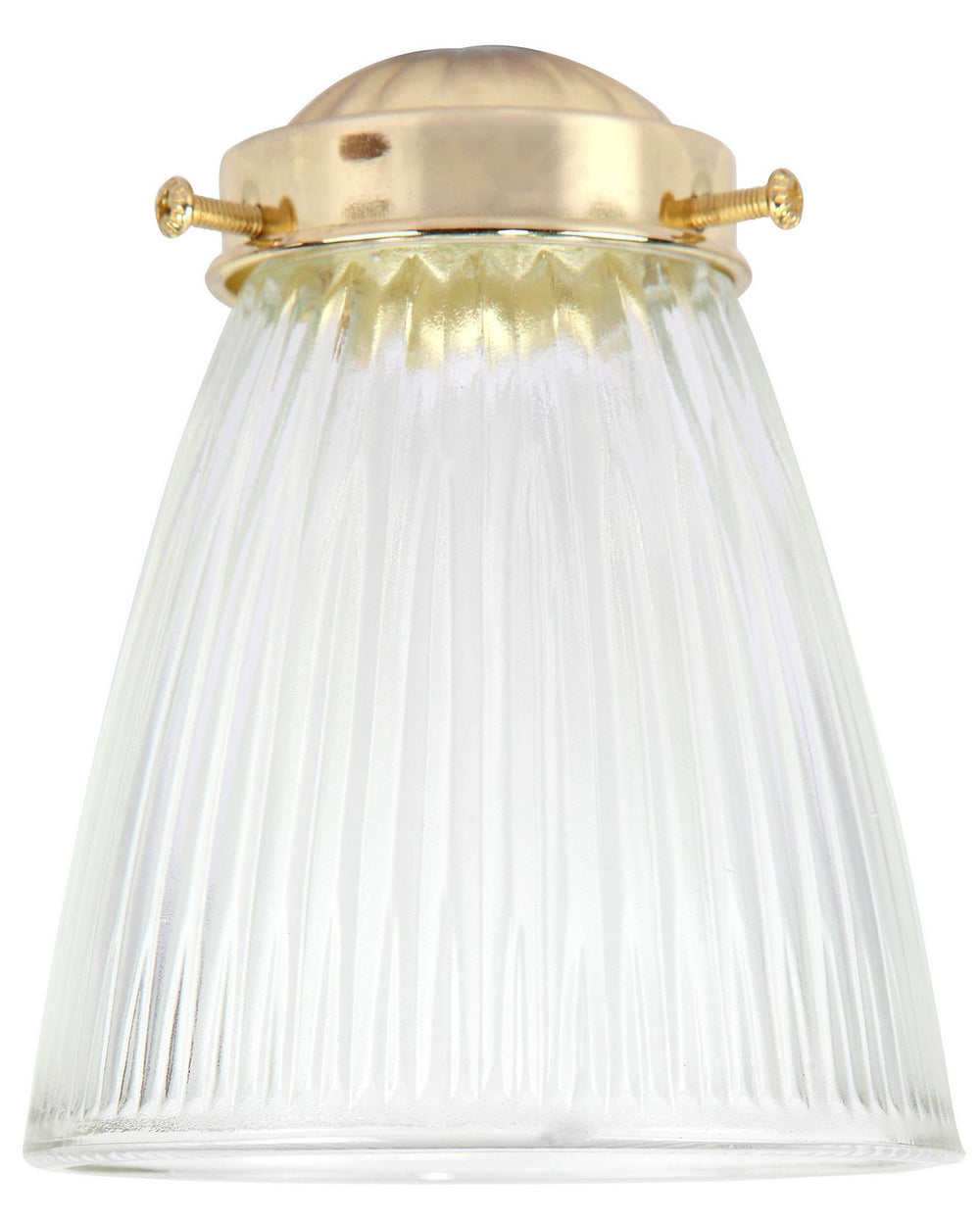 Glass in Clear Ribbed - available from The Lighting Shoppe, trusted by Canadian homeowners