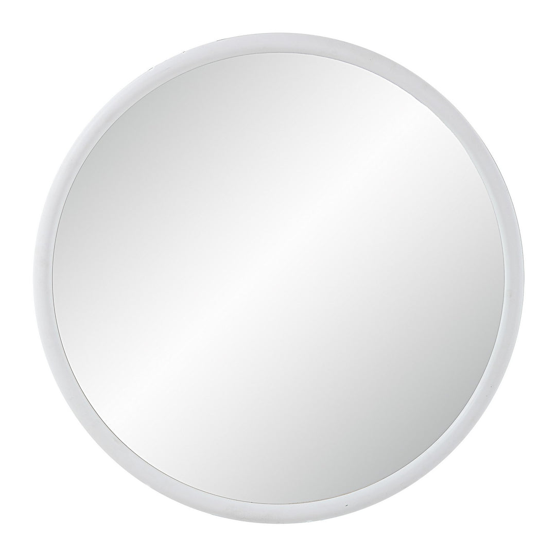 Porpoise Mirror in Matte White - available from The Lighting Shoppe, trusted by Canadian homeowners