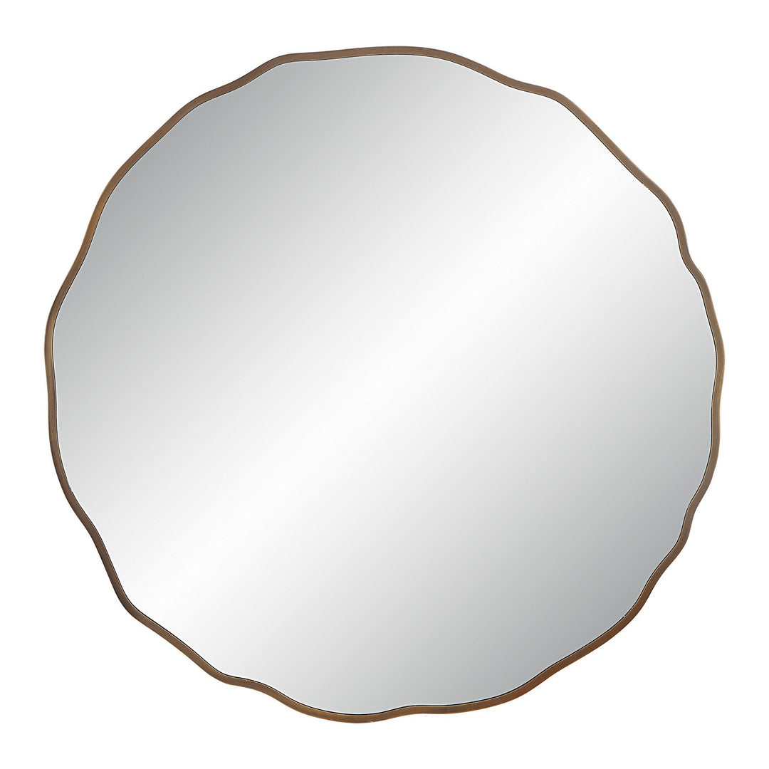 Bern Mirror in Dark Antique Brushed Brass - available from The Lighting Shoppe, trusted by Canadian homeowners