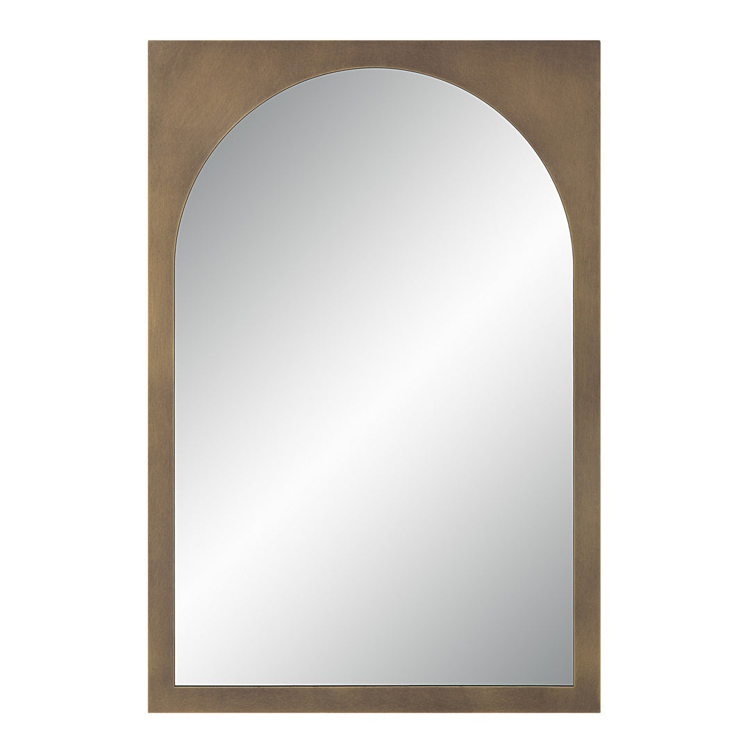 Ninove Mirror in Mottled Brass - available from The Lighting Shoppe, trusted by Canadian homeowners