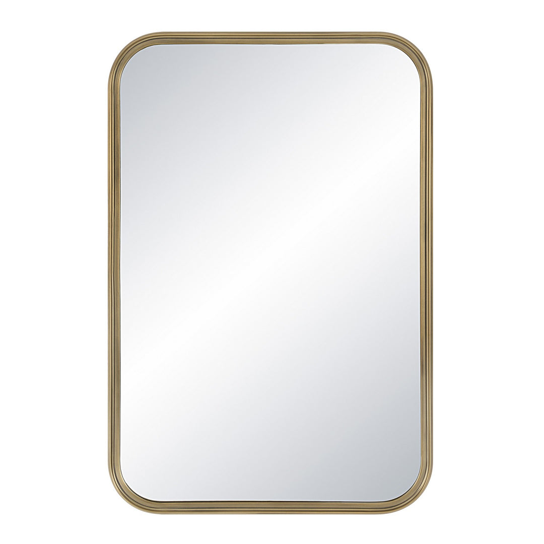 Jyn Mirror in Antique Brushed Brass - available from The Lighting Shoppe, trusted by Canadian homeowners