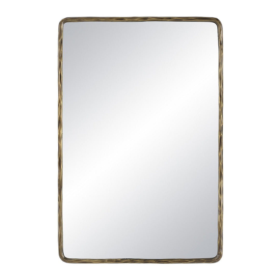 Ivory Mirror in Dark Antique Brushed Brass - available from The Lighting Shoppe, trusted by Canadian homeowners
