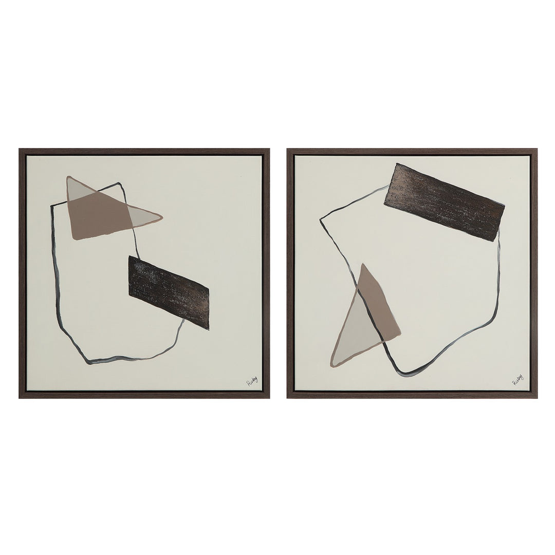 Lacadie Canvas Art in Dark Brown - available from The Lighting Shoppe, trusted by Canadian homeowners