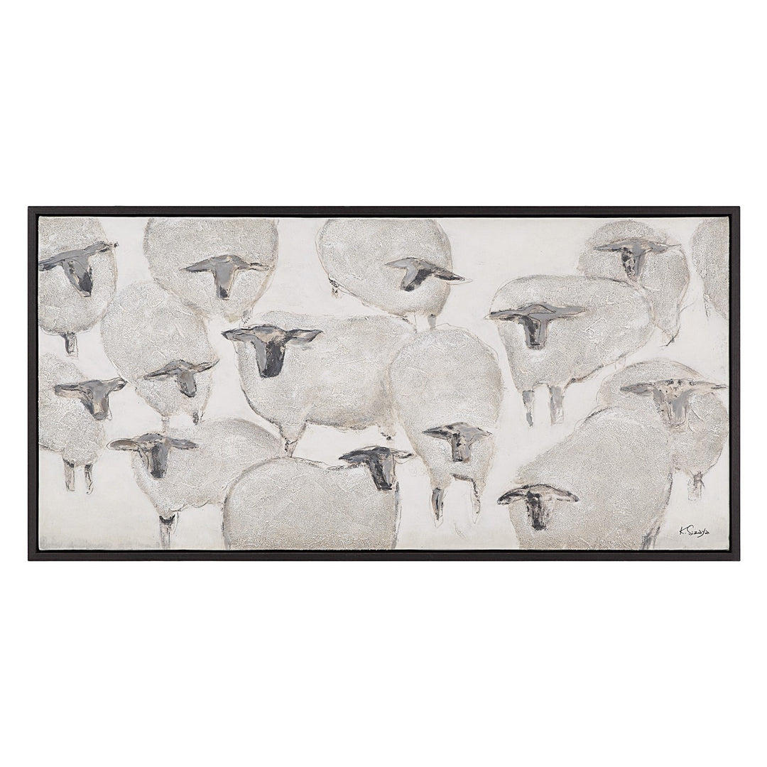 Shah Canvas Art in Dark Grey - available from The Lighting Shoppe, trusted by Canadian homeowners