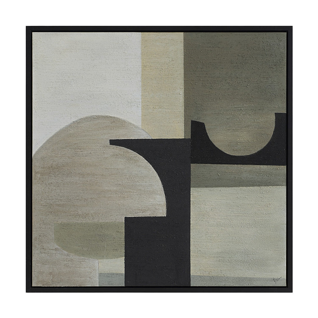 Gladiolus Canvas Art in Painted Black - available from The Lighting Shoppe, trusted by Canadian homeowners