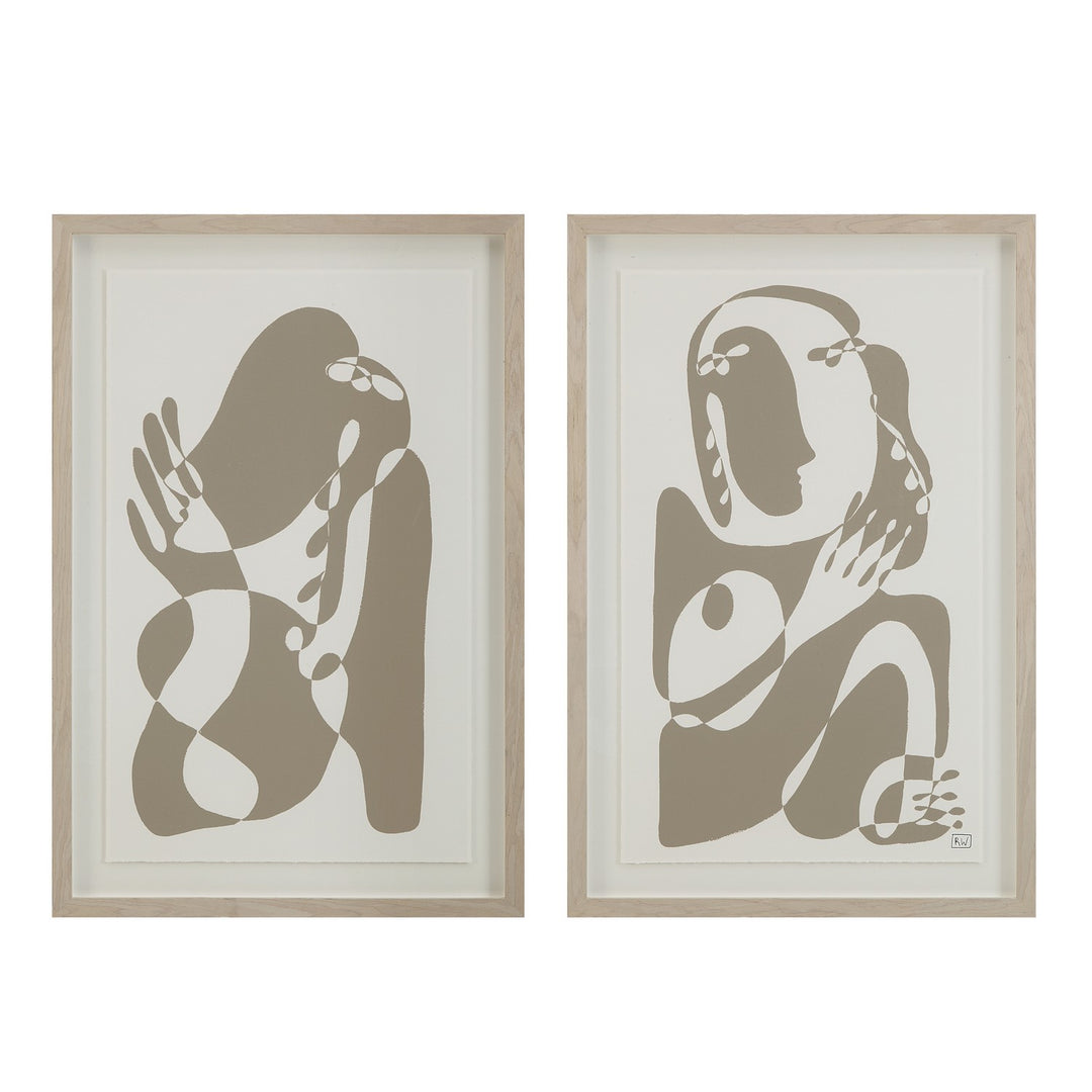 Cybel Canvas Art in Walnut - available from The Lighting Shoppe, trusted by Canadian homeowners