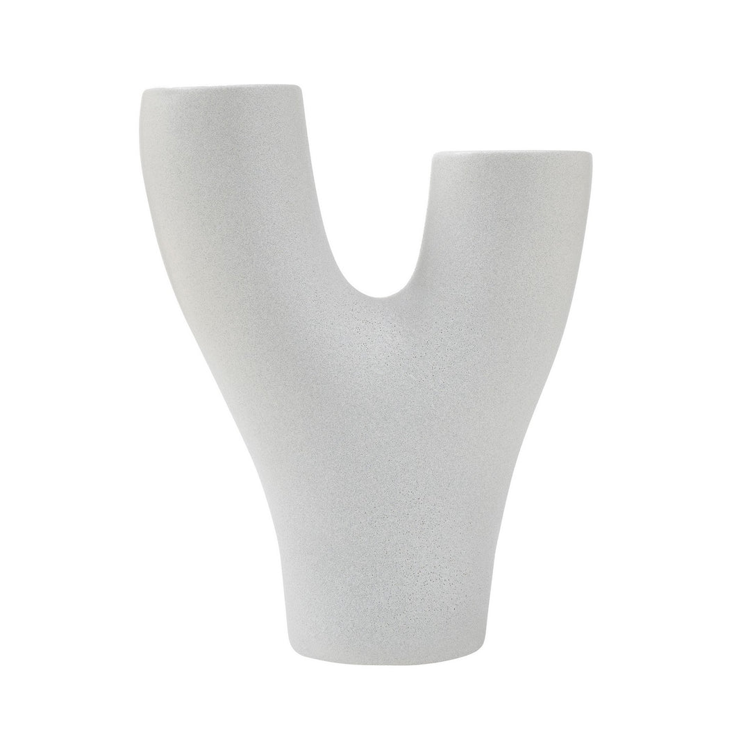 Jocasta Vase in Textured Matte Off-White - available from The Lighting Shoppe, trusted by Canadian homeowners