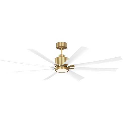 Generation Lighting Canada - 8FLSM65BBSD - 65"Ceiling Fan - Flera Smart 65 LED - Burnished Brass