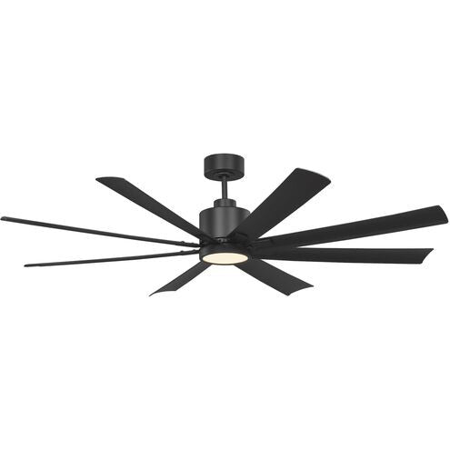 Generation Lighting Canada - 8FLSM65MBKD - 65"Ceiling Fan - Flera Smart 65 LED - Midnight Black