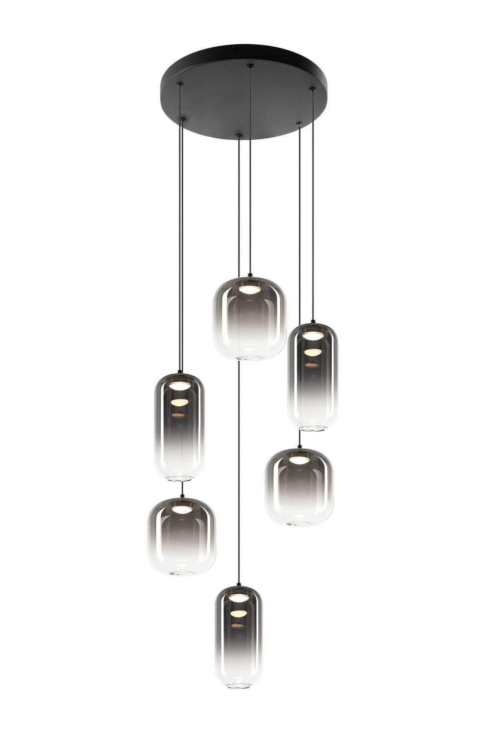 Matteo Canada - C37406MBSM - LED Chandelier - Refrax - Matte Black
