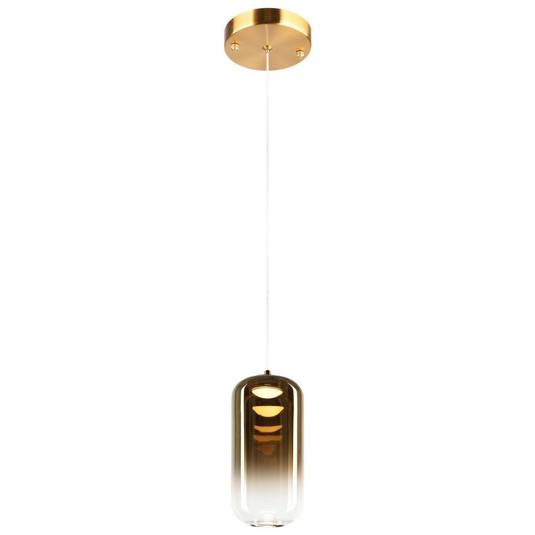 Matteo Canada - C37411AGAG - LED Pendant - Refrax - Aged Gold Brass