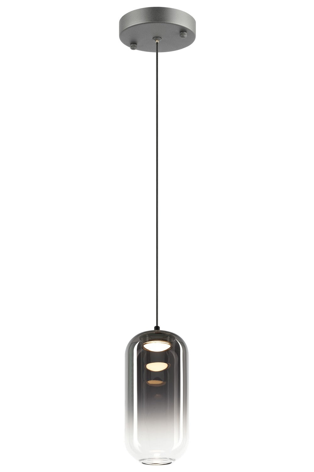 Matteo Canada - C37411MBSM - One Light Pendant - Refrax - Matte Black