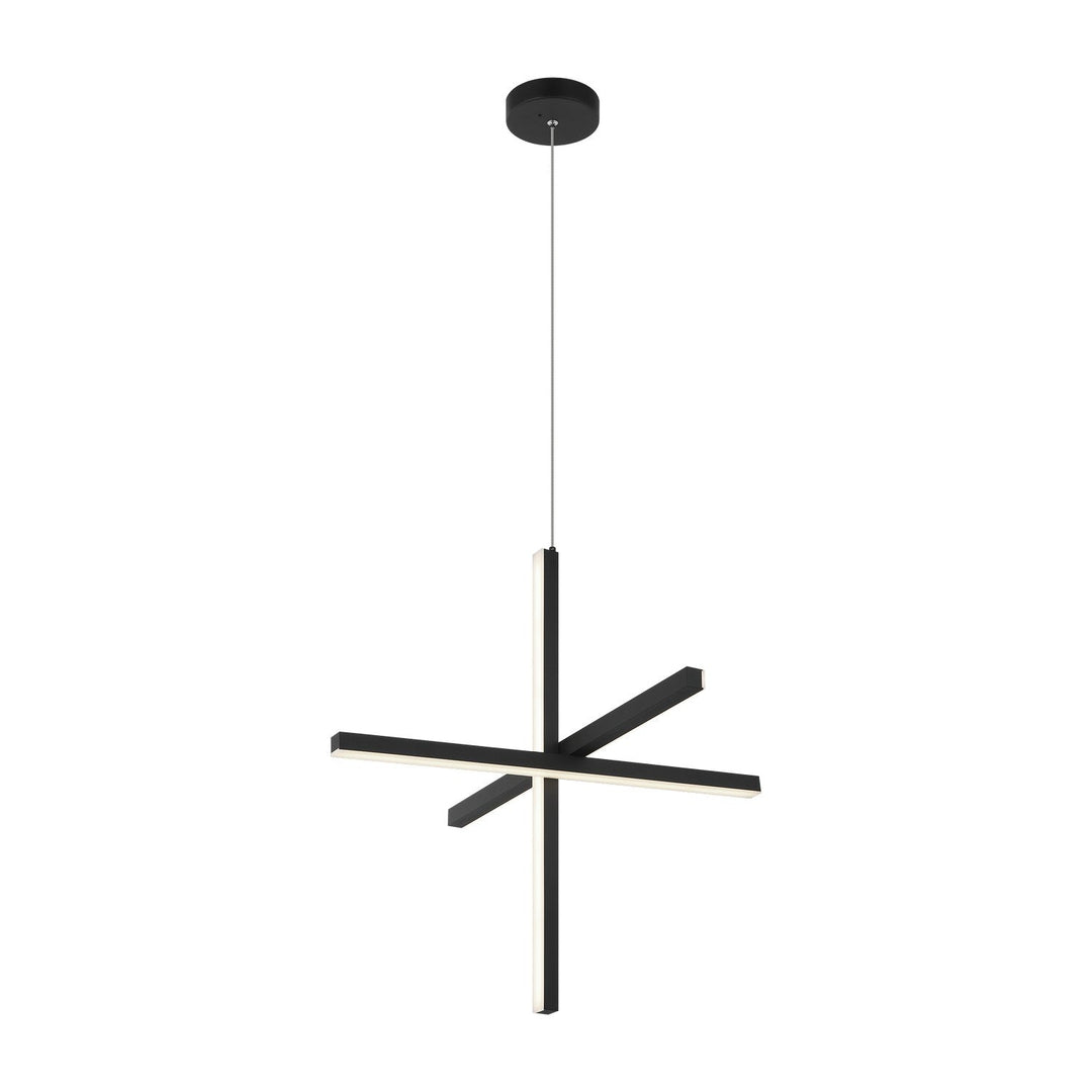 Matteo Canada - C38924MB - Three Light Pendant - Crosley - Matte Black
