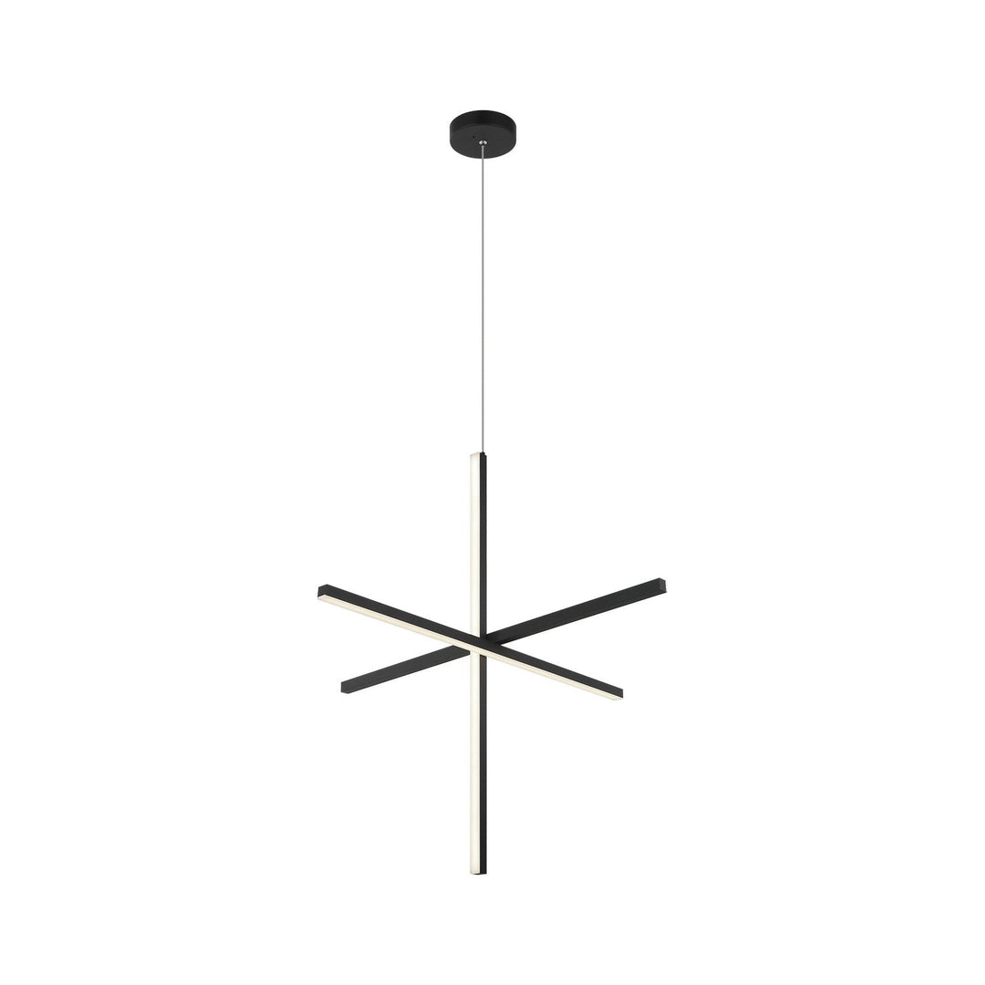 Matteo Canada - C38936MB - Three Light Pendant - Crosley - Matte Black