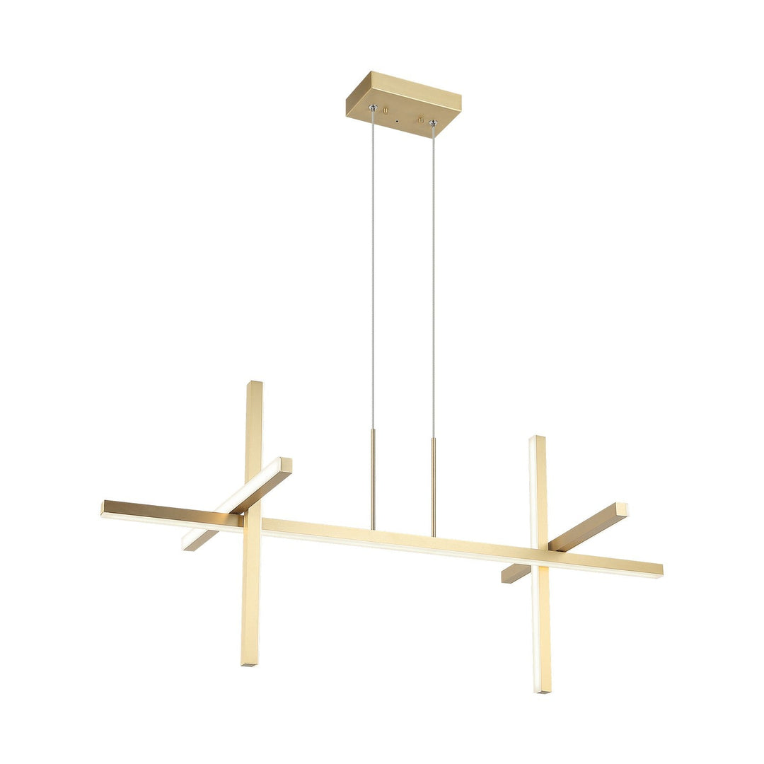 Matteo Canada - C38944BG - Four Light Pendant - Crosley - Brushed Gold