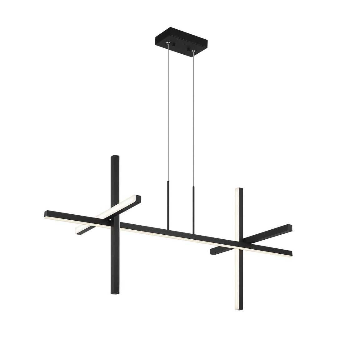 Matteo Canada - C38944MB - Four Light Pendant - Crosley - Matte Black