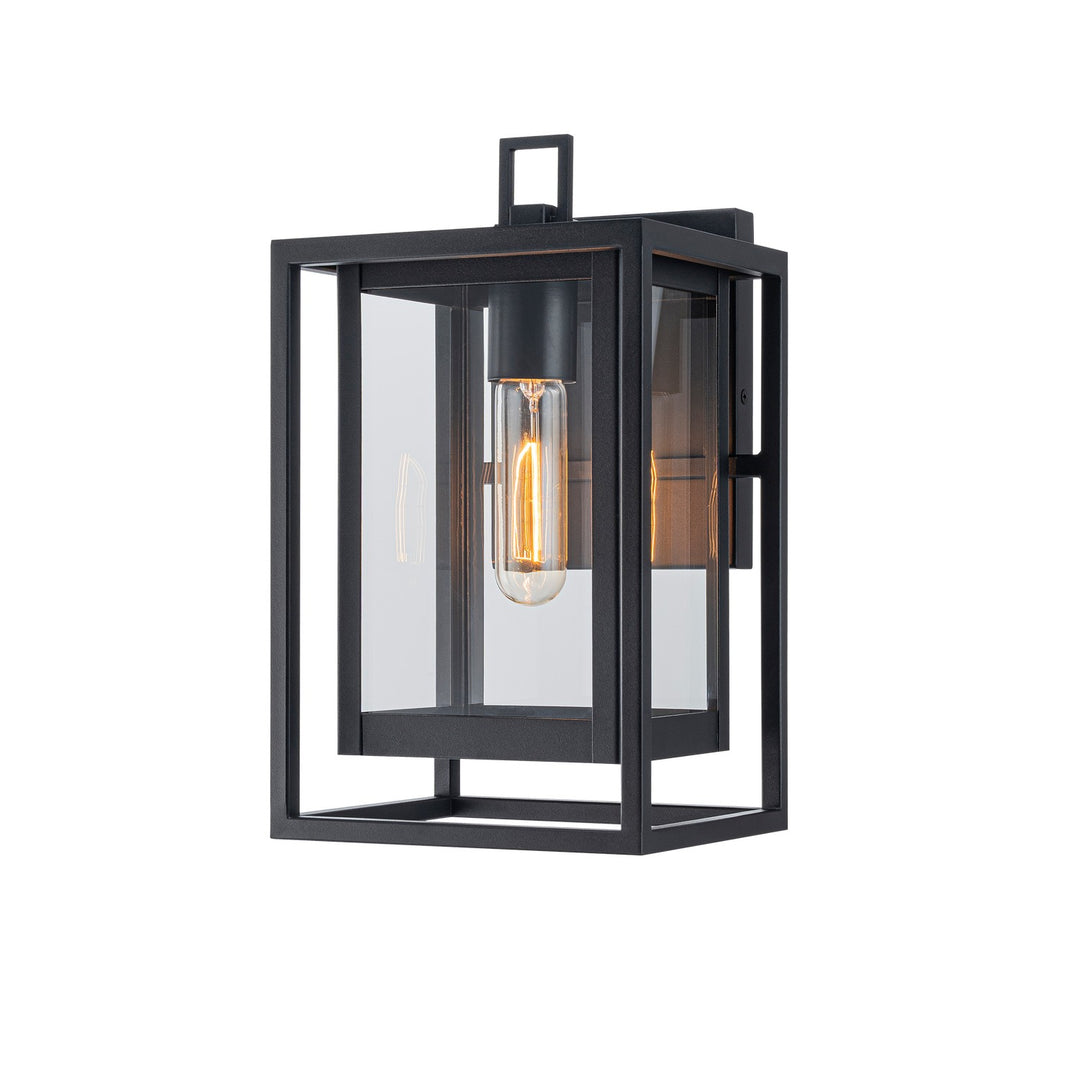 Matteo Canada - E20201MB - One Light Outdoor Lantern - Stratford - Matte Black
