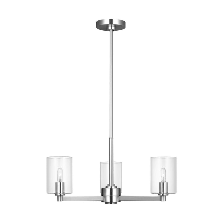 Visual Comfort Studio Canada - 3164203C-05 - Three Light Chandelier - Fullton - Chrome